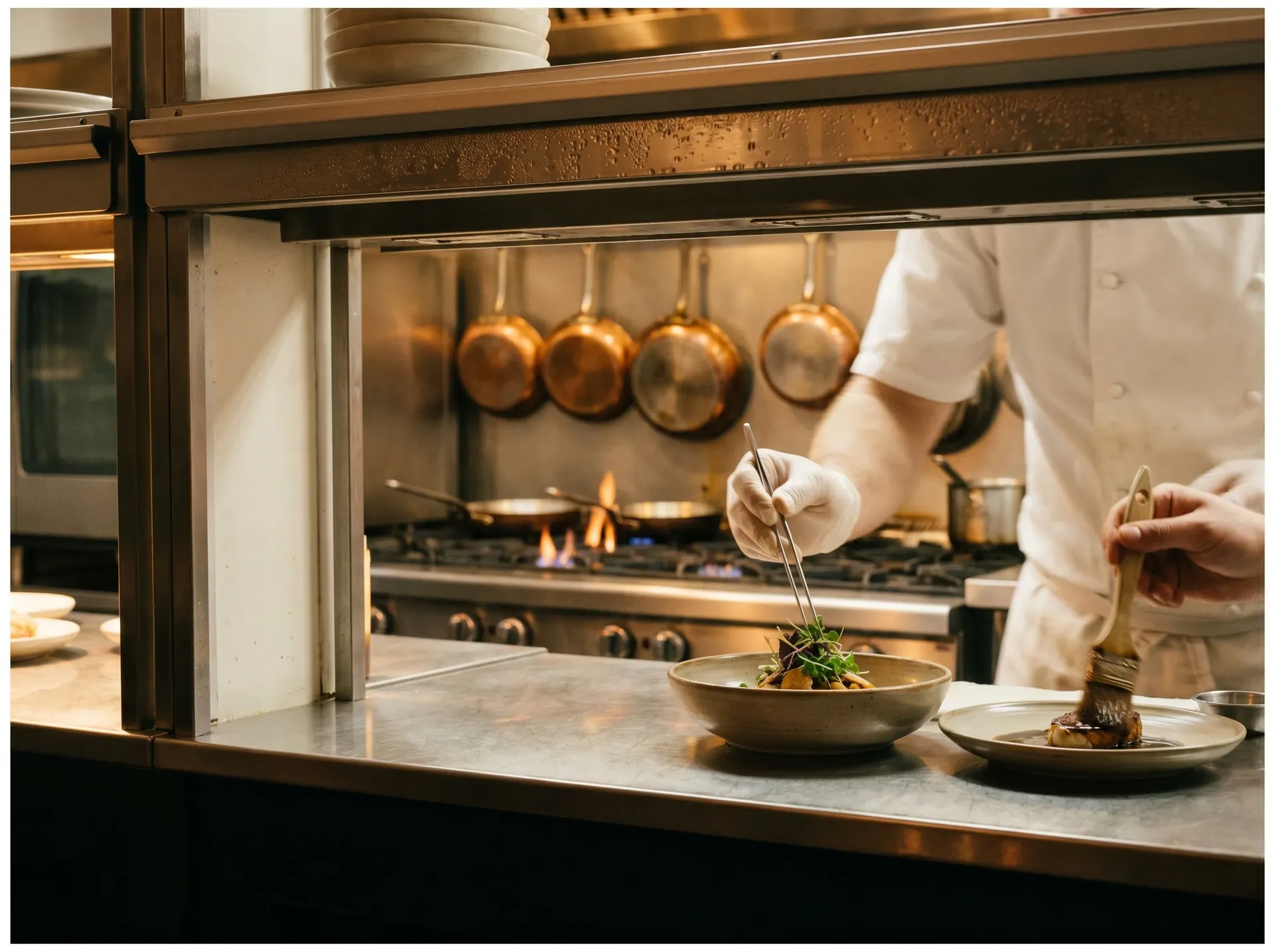 La cuisine ouverte du Comptoir d'Émile